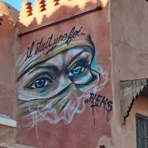 Mural in Marrakesh